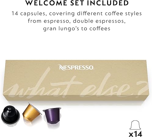 De'Longhi Nespresso Lattissima One EN510B, Automatic Coffee Maker, Single-Serve Capsule Coffee Machine, Automatic Frothed Milk, 19 Bar Pressure, Cappuccino, Latte, 1450W, Shadow Black