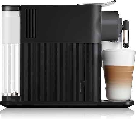 De'Longhi Nespresso Lattissima One EN510B, Automatic Coffee Maker, Single-Serve Capsule Coffee Machine, Automatic Frothed Milk, 19 Bar Pressure, Cappuccino, Latte, 1450W, Shadow Black